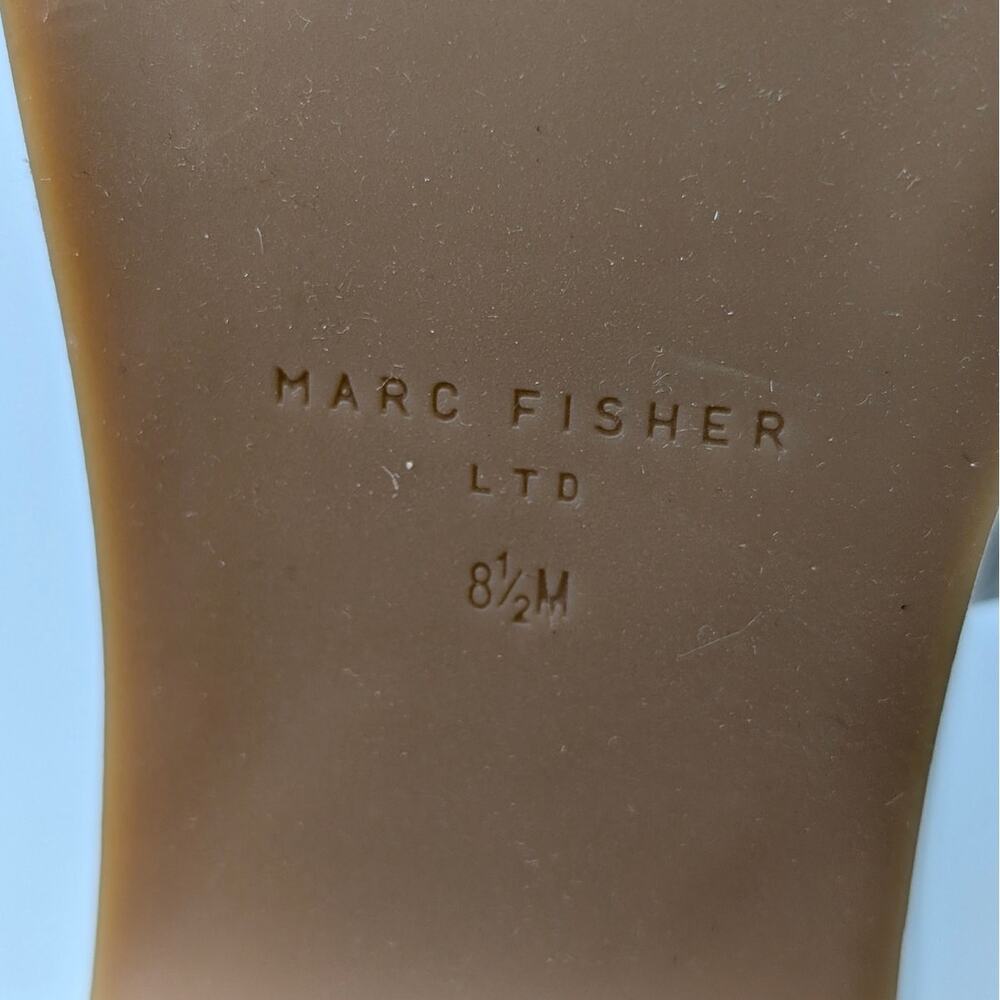 Marc Fisher LTD Forina Slide Heel Sandal Women's Chic Cream Size US8.5M EU39 - Picture 9 of 9